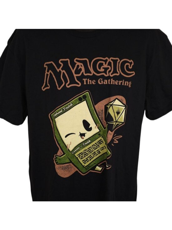 Magic: The Gathering Other - Magic The Gathering T Shirt Mens Size Large Black Deadwood Treefolk MagicCon